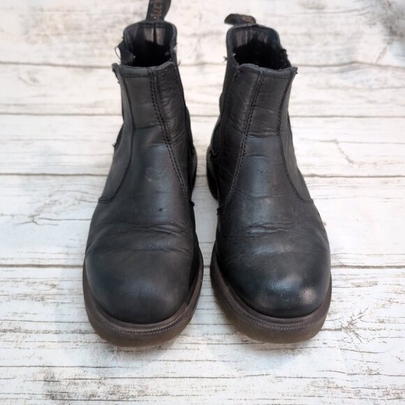 Dr. Martens Black Leather Chelsea Boots  – Women 8 - Picture 1 of 10